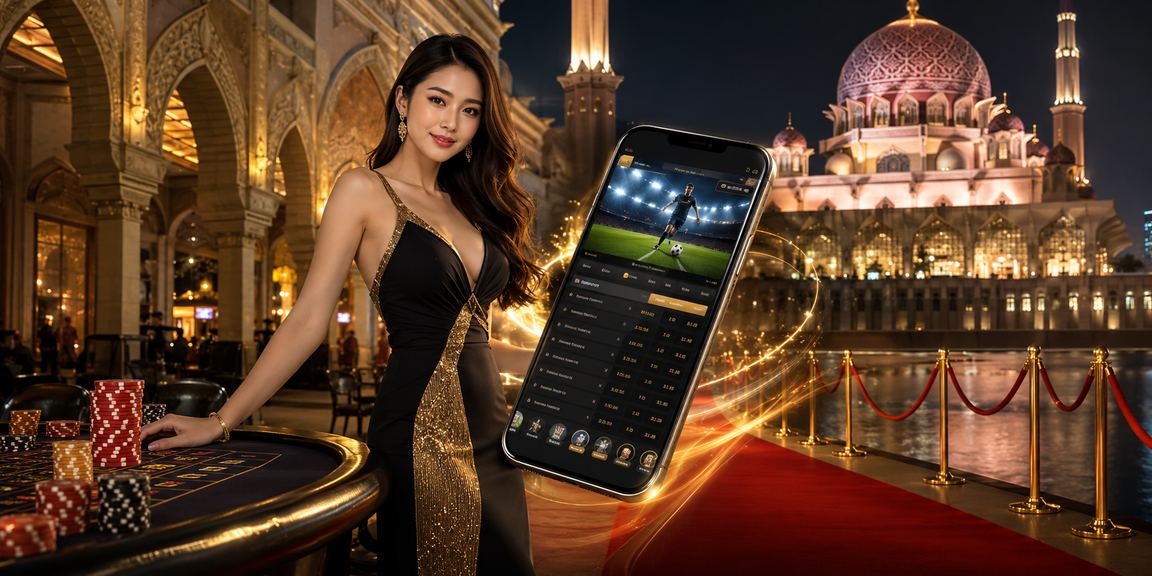 Paparan pertaruhan sukan 23rd di Putrajaya dengan odds perlawanan terkini pada skrin telefon
